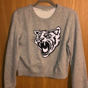 LA Hearts Cropped Sweater